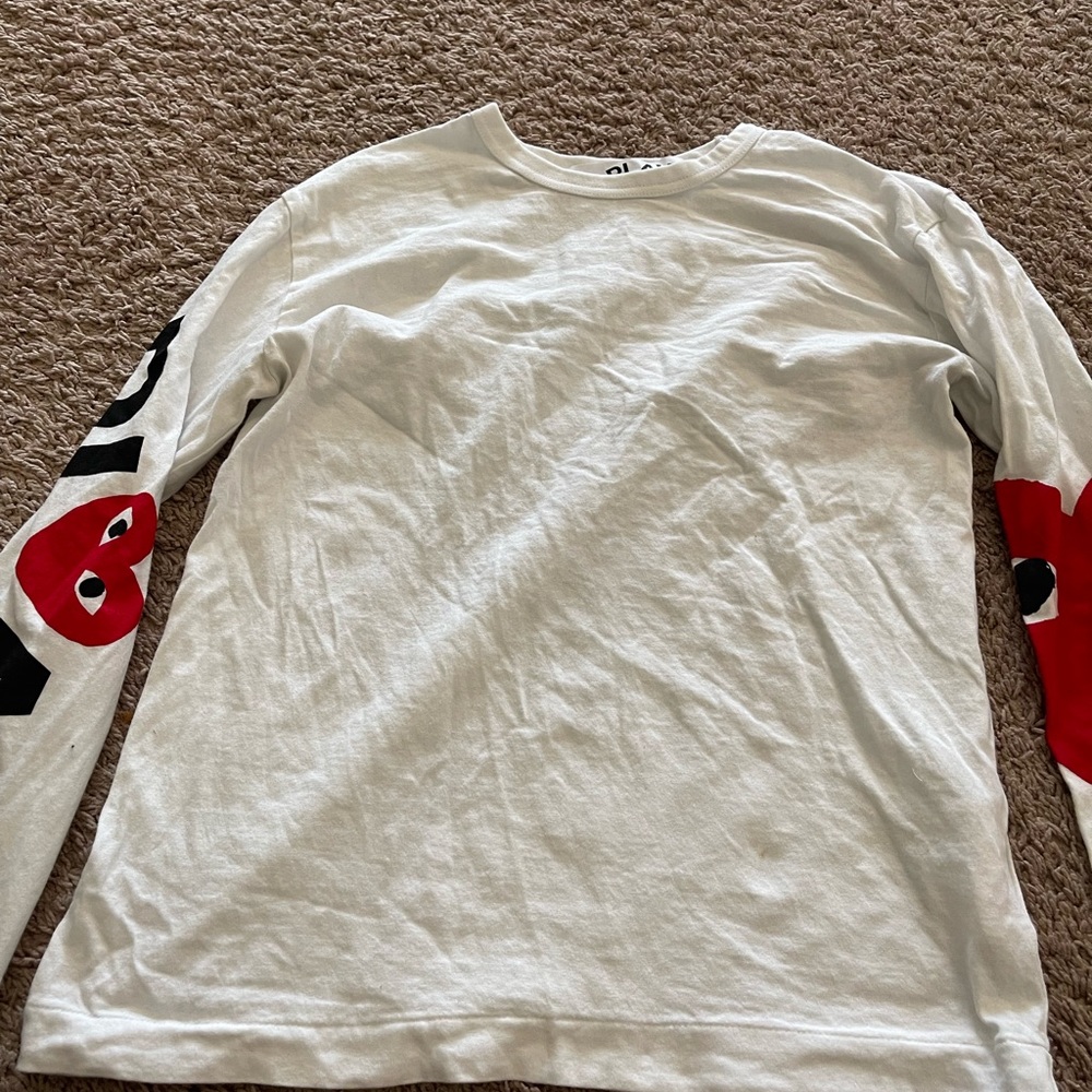 Comme Dee Garçons  Play long sleeve shirt